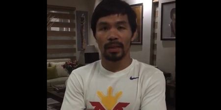 Manny Pacquiao has apologised for making offensive comments about homosexuals