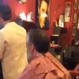 VIDEO: Gerry Adams is live on Periscope getting his haircut and the comments are brilliant