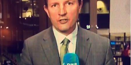 VIDEO: Loads of people spotted this RTÉ reporter getting tongue-tied and it’s very funny