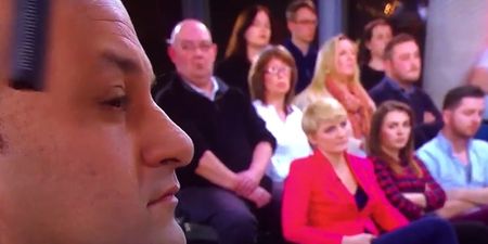 VIDEO: Leo Varadkar gets smacked in the head with a microphone during the Election Special
