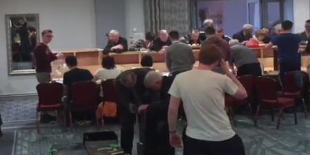 VIDEO: The key to a ballot box in Sligo-Leitrim was lost, so counters used a hacksaw