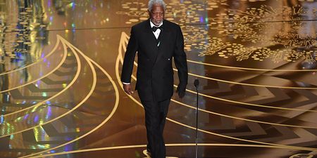 VIDEO: Morgan Freeman being cool as f**k on stage at the Oscars last night