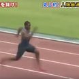VIDEO: Justin Gatlin breaks 100m world record on a Japanese game show
