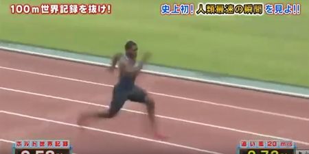 VIDEO: Justin Gatlin breaks 100m world record on a Japanese game show