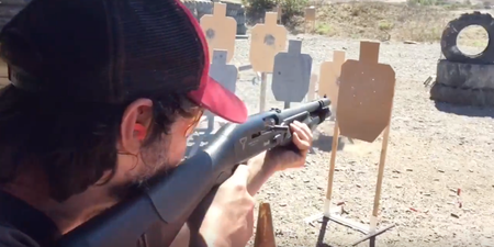 VIDEO: Keanu Reeves looks badass as hell doing gun training for John Wick 2