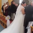 VIDEO: The moment a little boy stole the limelight during bride’s walk down the aisle