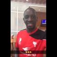 VIDEO: Mamadou Sakho introduces a very special guest at Liverpool training