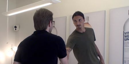 VIDEO: Job applicant gets the surprise of his life when Zlatan interviews him