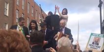 WATCH: The Healy-Rae brothers having a singsong celebration outside Leinster House