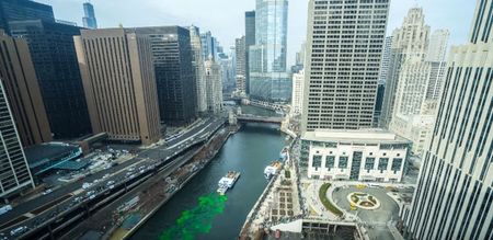 WATCH: A stunning timelapse of the the Chicago River turning green for St. Patrick’s Day