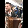 VIDEO: Country music star Nathan Carter had a music duel on the London underground today