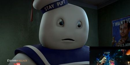VIDEO: Marshmallow Man reacting to the Ghostbusters trailer may be funnier than the film itself