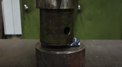 VIDEO: People are enjoying these videos of a hydraulic press crushing things