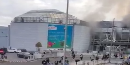 VIDEO: Reports of several dead as explosions are witnessed at Brussels airport this morning