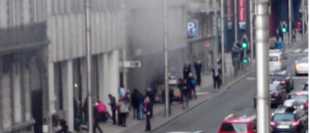 PIC: Another explosion has taken place in a Metro Station in Brussels