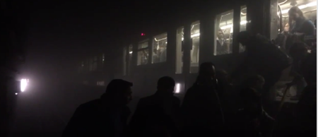 VIDEO: Harrowing scenes from the Maelbeek Metro Station as passengers forced evacuate a train