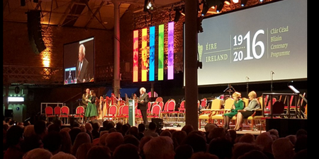 President Michael D Higgins highlights homelessness in speech to 3,500 relatives of 1916 veterans
