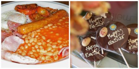 PIC: We don’t know what to make of this savoury breakfast Easter egg