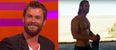 VIDEO: Chris Hemsworth told a very good (and dirty) Thor joke on Graham Norton
