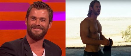 VIDEO: Chris Hemsworth told a very good (and dirty) Thor joke on Graham Norton
