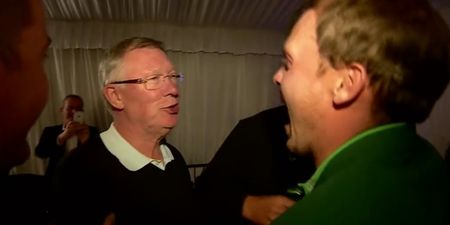 VIDEO: Alex Ferguson tells Danny Willett he had “eight grand on Spieth” to win the Masters