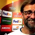 WATCH: Jürgen Klopp’s hilarious NSFW reaction to going all the way in the Europa League