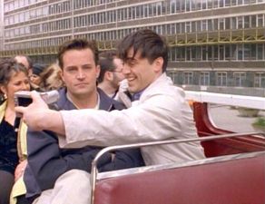 Chandler and Joey had a ‘Friends’ mini-reunion in London