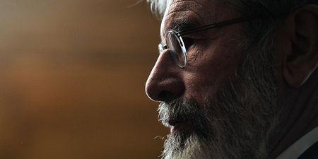 Gerry Adams has announced he will travel to the USA for St Patrick’s day