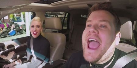 WATCH: Gwen Stefani and James Corden belt out a ’90s classic in the latest Carpool Karaoke