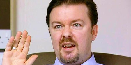 PIC: Ricky Gervais shares hilariously bad first ever review of The Office