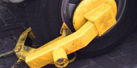 PICS: Proof that no vehicle is safe from clampers in Ireland