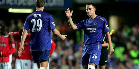PIC: Robert Huth takes cheeky dig at John Terry as he prepares for Leicester’s title celebrations