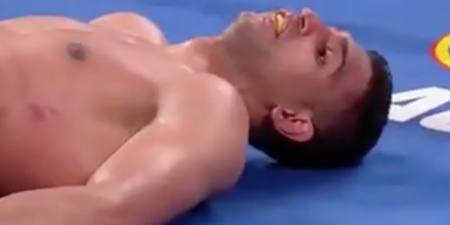 VIDEO: Amir Khan got viciously knocked out last night by Canelo Alvarez
