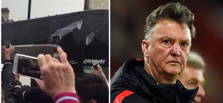 VIDEO: Manchester United’s bus was smashed up by West Ham fans en route to their match