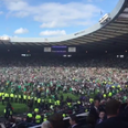 VIDEO: Some of the maddest footage of the Hibs fans invading Hampden Park