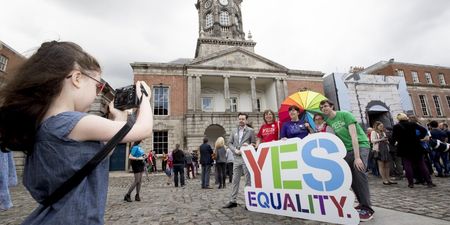 PICs: Dublin Castle celebrates a year since the Yes vote in #MARREF