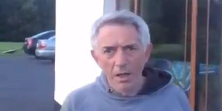 VIDEO: This gentleman mowing the lawn and taunting his dad is Straight Outta Tralee