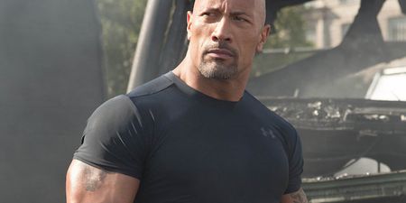PIC: Look at the size of The Rock in this new photo from Furious 8