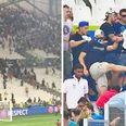How are England fans expected to avoid trouble if they’re not even safe in the stands?