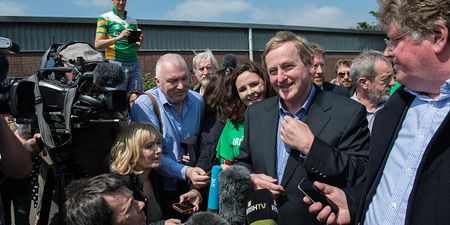 PIC: This baby got a lot of attention from Enda Kenny and Joe Biden today