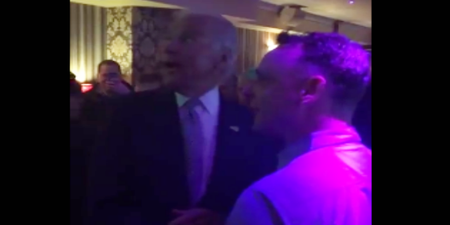 VIDEO: The Vice President of America Joe Biden watched Ireland vs Italy in a Castlebar pub