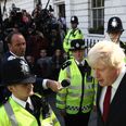 VIDEO: Crowds hurl abuse at Boris Johnson as he walks from his house to his car