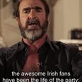 VIDEO: Eric Cantona might be the biggest fan of the Irish supporters in France