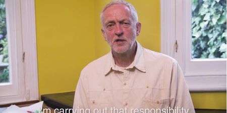WATCH: Under fire Labour leader Jeremy Corbyn has posted a very defiant message