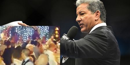 WATCH: UFC announcer Bruce Buffer introduces Irish couple at their wedding, and it’s class