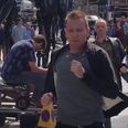 VIDEO: Ewan McGregor filmed recreating the ‘Renton run’ on Edinburgh streets