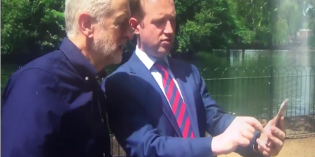 VIDEO: Jeremy Corbyn plays Pokémon GO, offers a withering assessment of the game