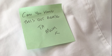 PICS: Mother leaves son note, but he doesn’t follow instructions well