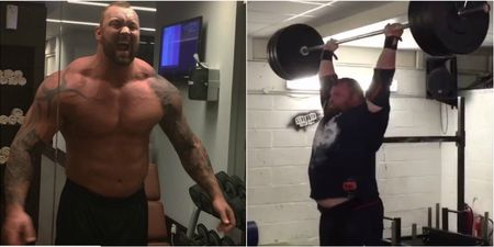 Eddie Hall annihilates The Mountain at 150kg strength challenge before World’s Strongest Man