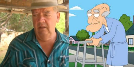 WATCH: This man from a news report sounds EXACTLY like Herbert from Family Guy